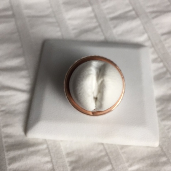 Moda al Massimo 18k Rose Gold over Bronze Ring, 9 - Picture 6 of 6